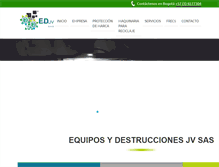 Tablet Screenshot of equiposydestrucciones.com